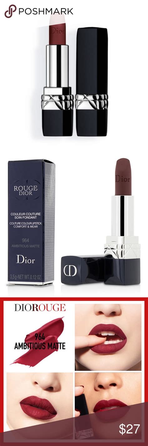 dior ambitious matte lipstick|dior lipsticks shades.